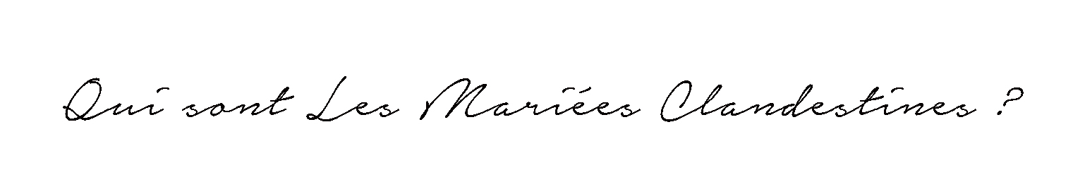 mariées-clando